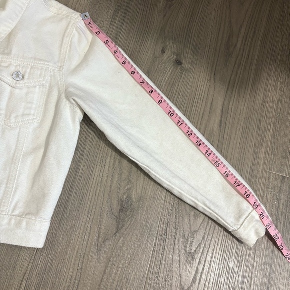 Event Blossom Bride White Denim Jacket Sz S/M Rhinestone Bridal Bachelorette - Picture 9 of 15